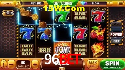 Jackpots e promoções na 96bet